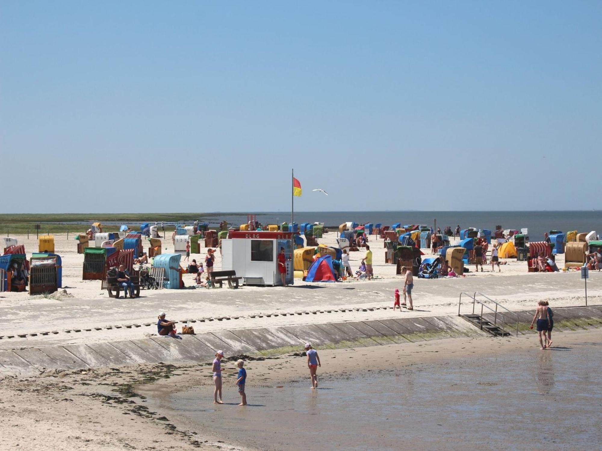 Spacious Apartments With Private Terrace Near The North Sea Dike Neßmersiel Zewnętrze zdjęcie